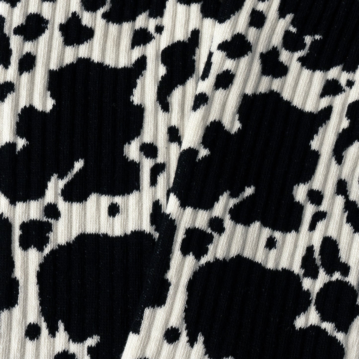 Athletic Cow Print - Milk White