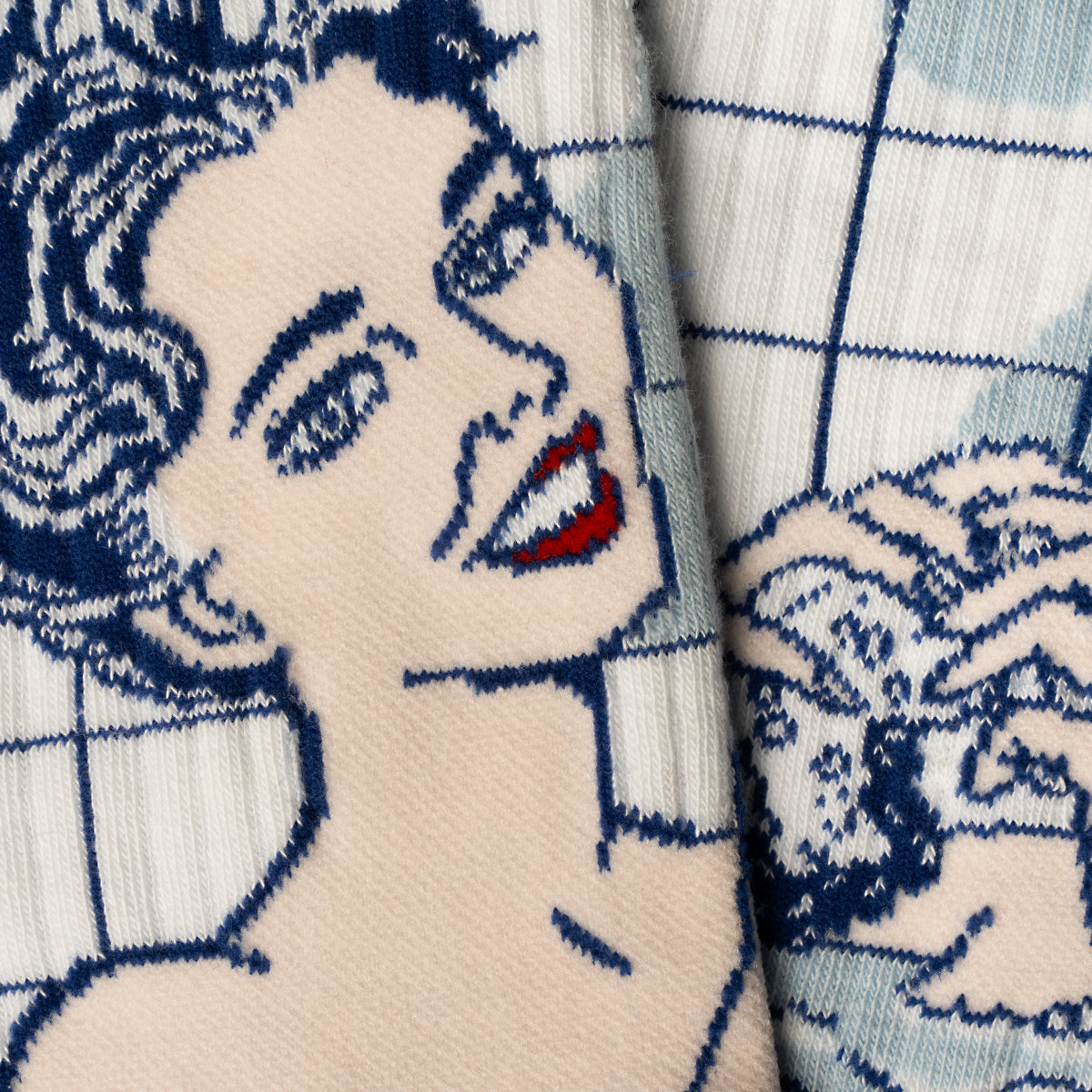 Athletic Roy Lichtenstein Girl in Bath - Light Blue