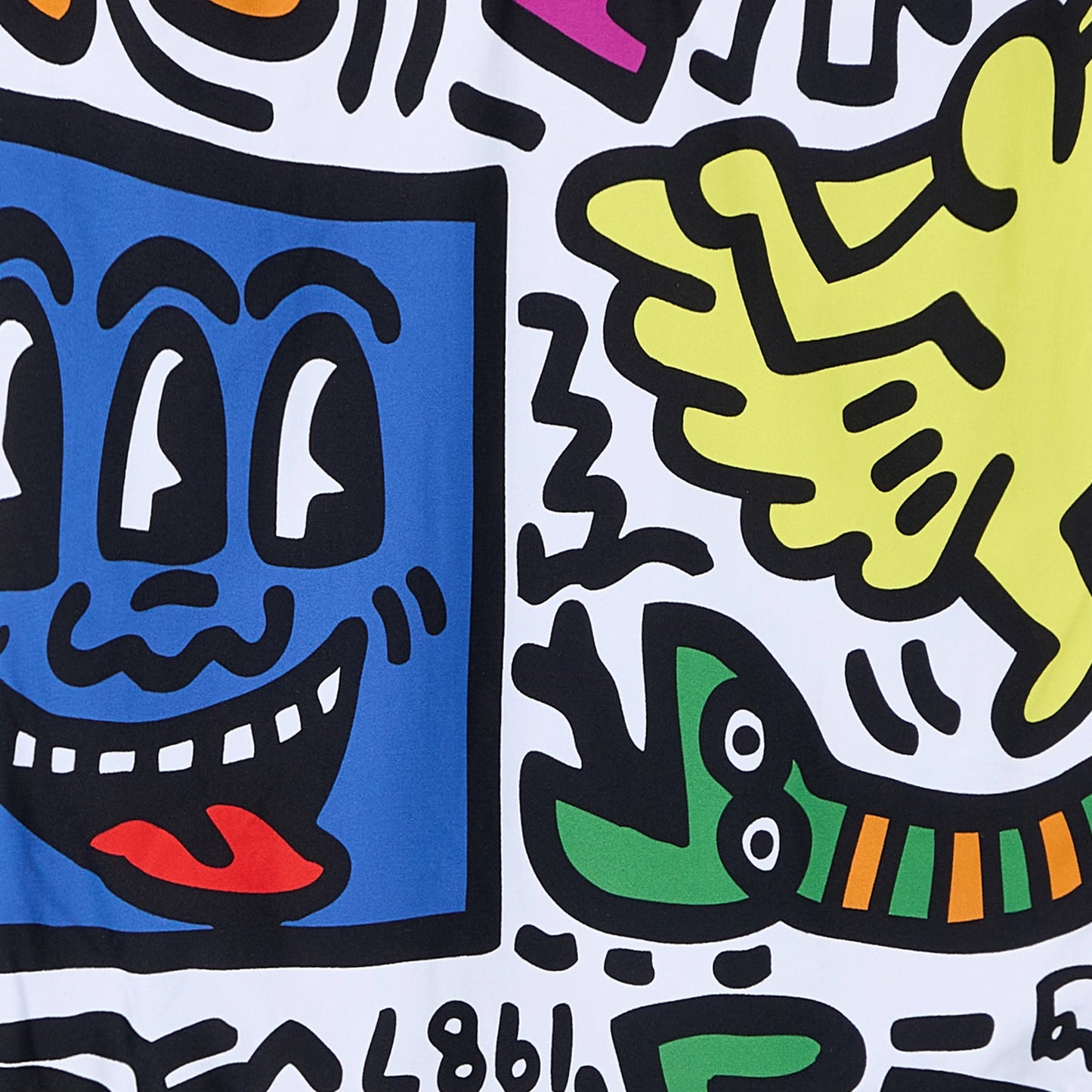 Keith Haring Pop Shop Tokyo Swimsuit - White