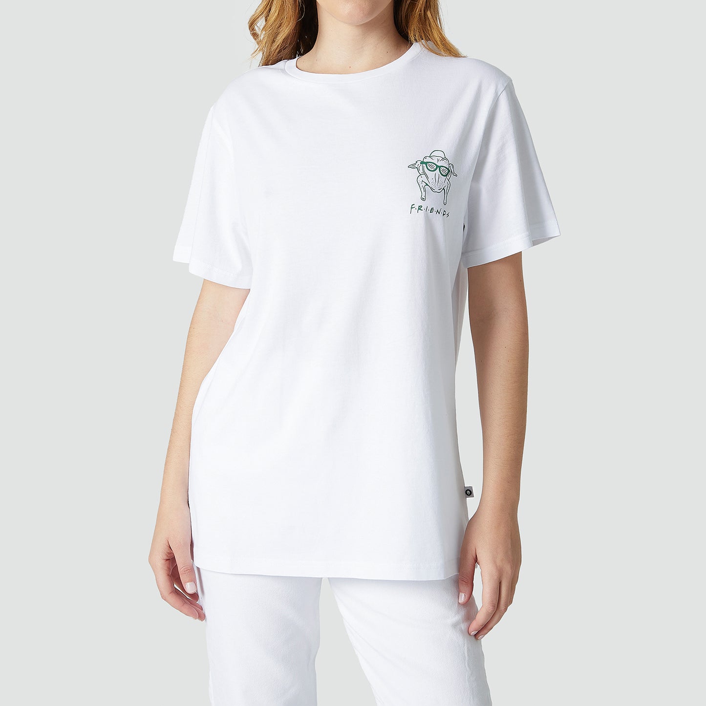 Friends You Love Me Tee - White