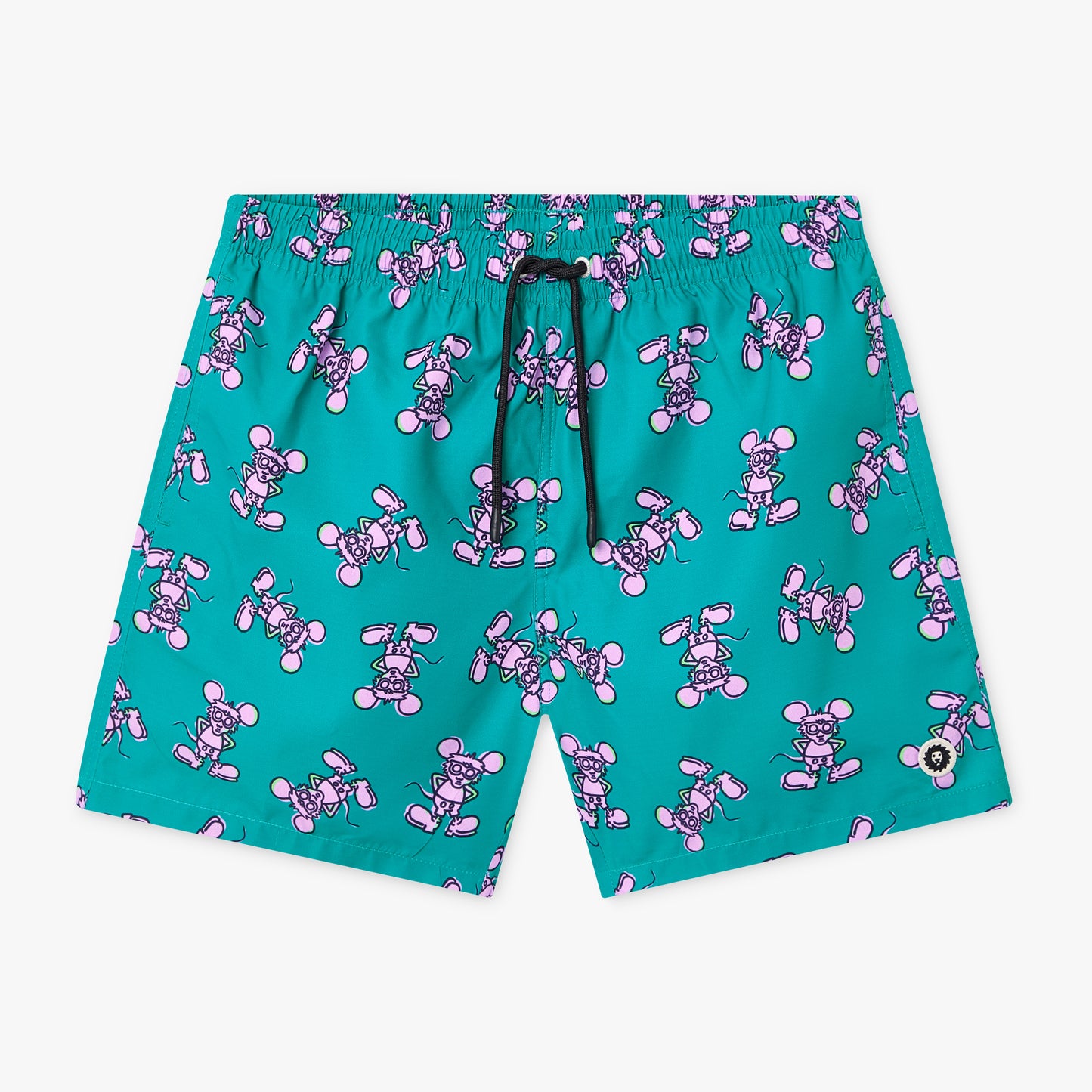 Keith Haring Andy Mouse Swim Shorts - Green