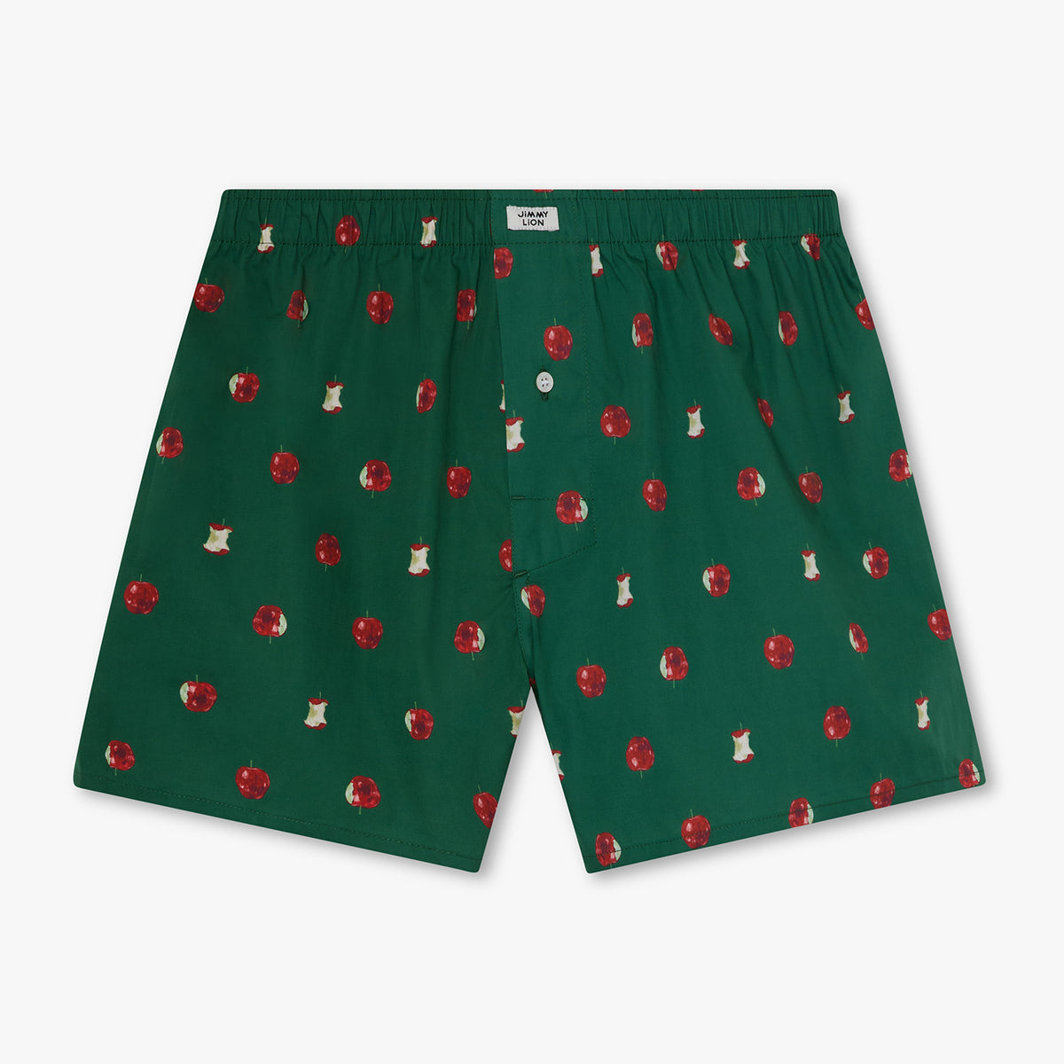 Apples Boxer Shorts - Dark Green