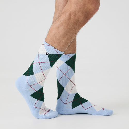 Athletic Argyle - Light Blue