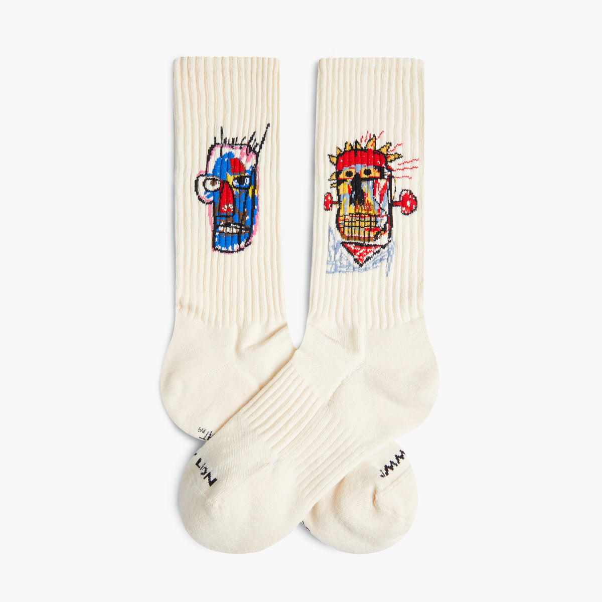 Athletic Basquiat Heads 1982 - Beige