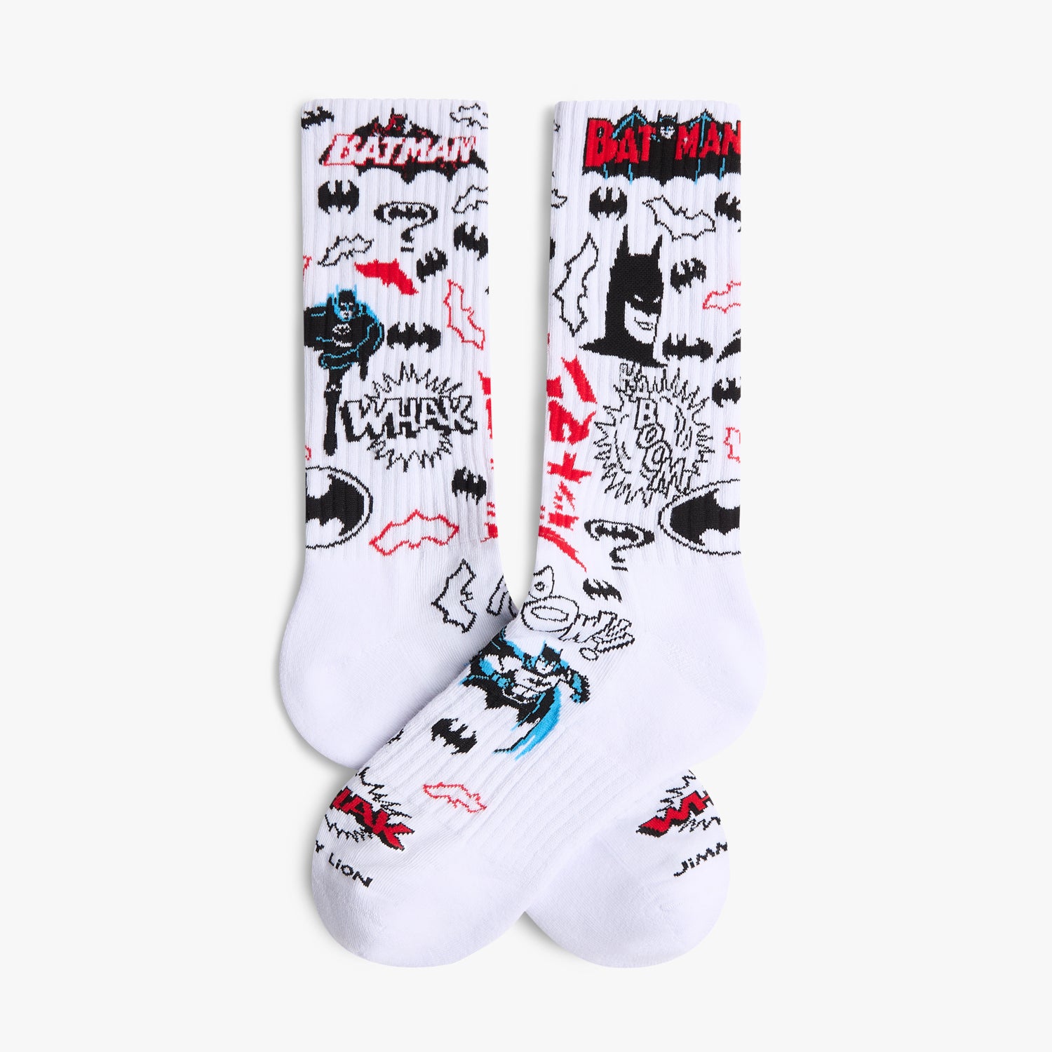 Athletic Batman Pattern - White