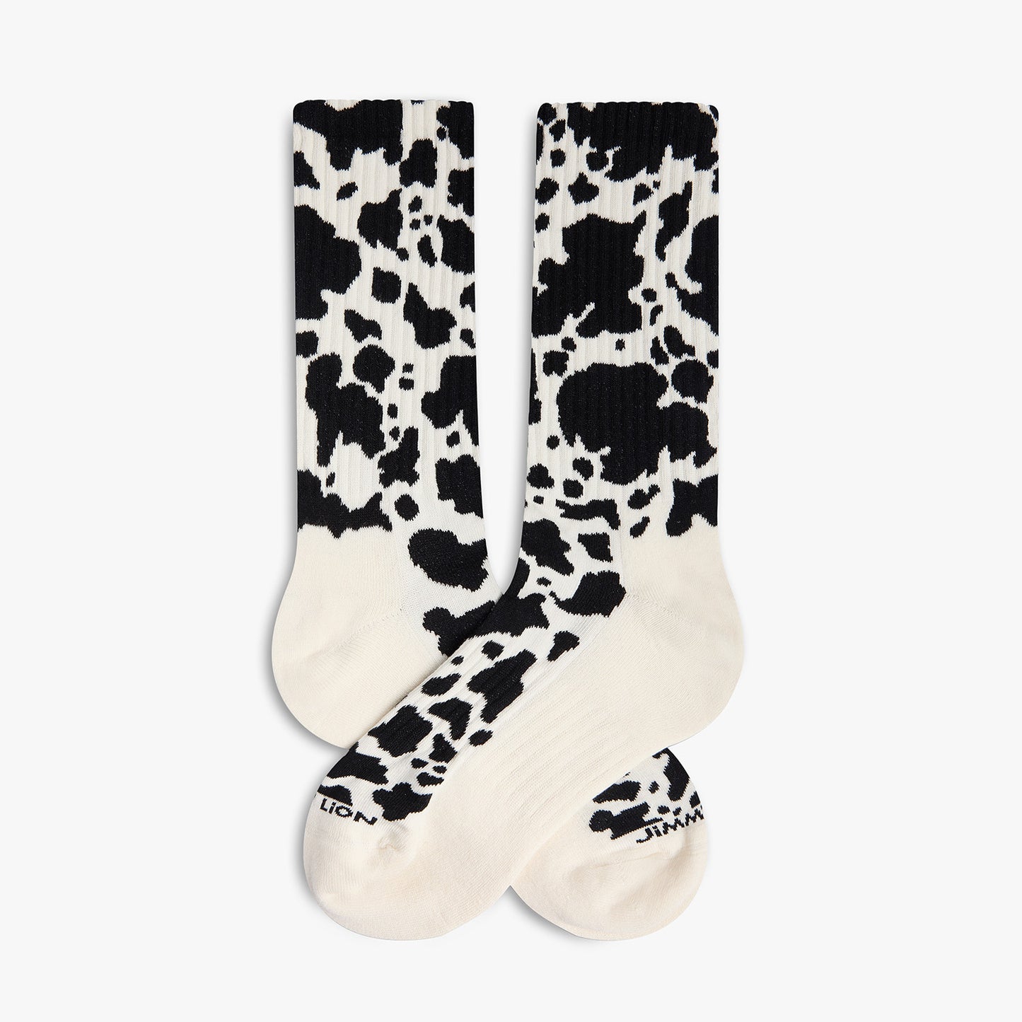 Athletic Cow Print - Milk White