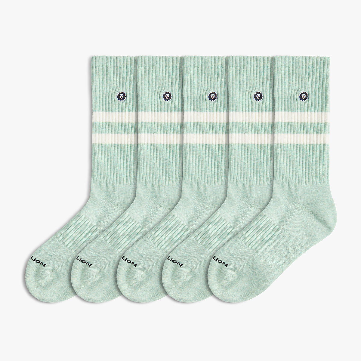 5 x Athletic Essentials Stripes - Mint Green