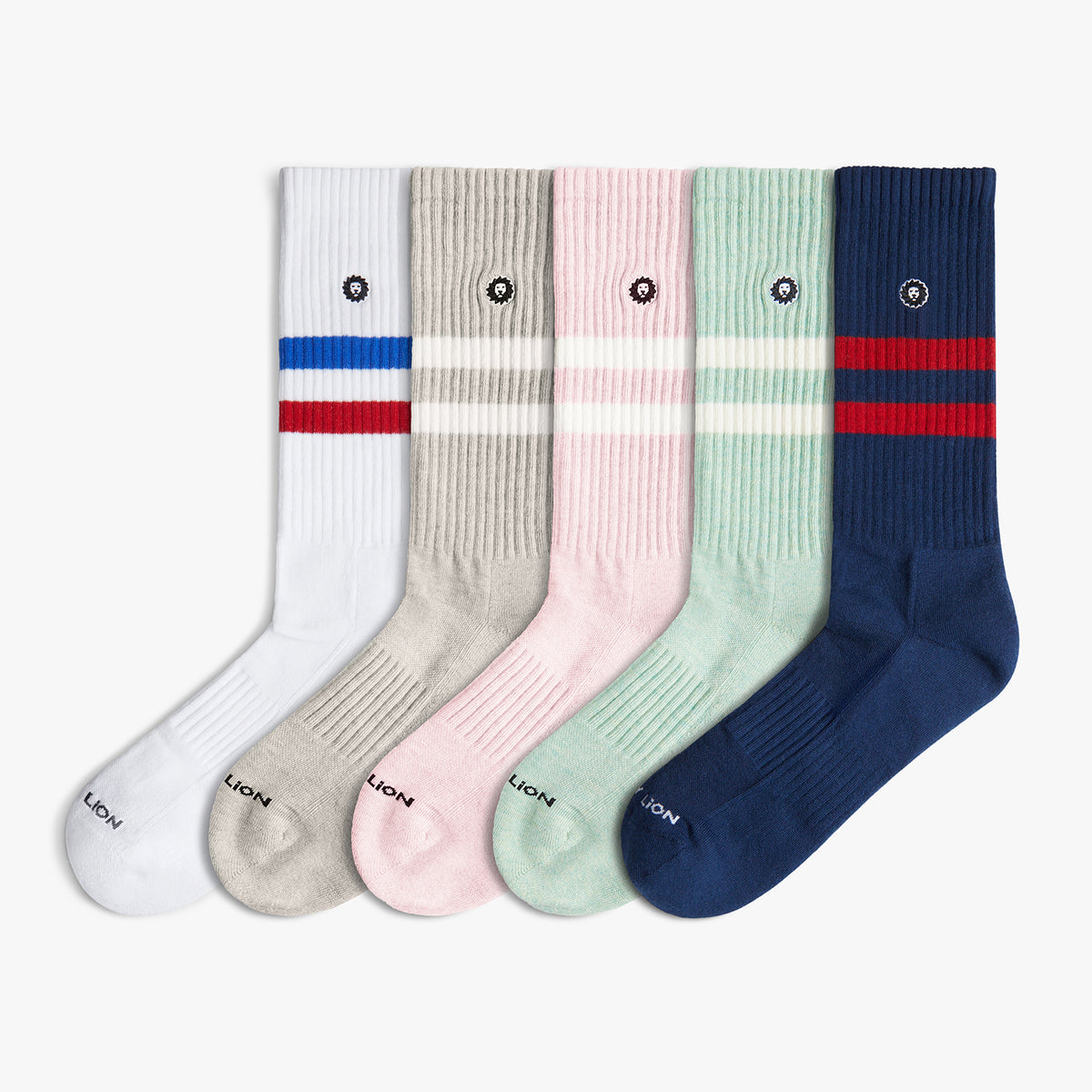 5 x Athletic Essentials Stripes Bundle - Various