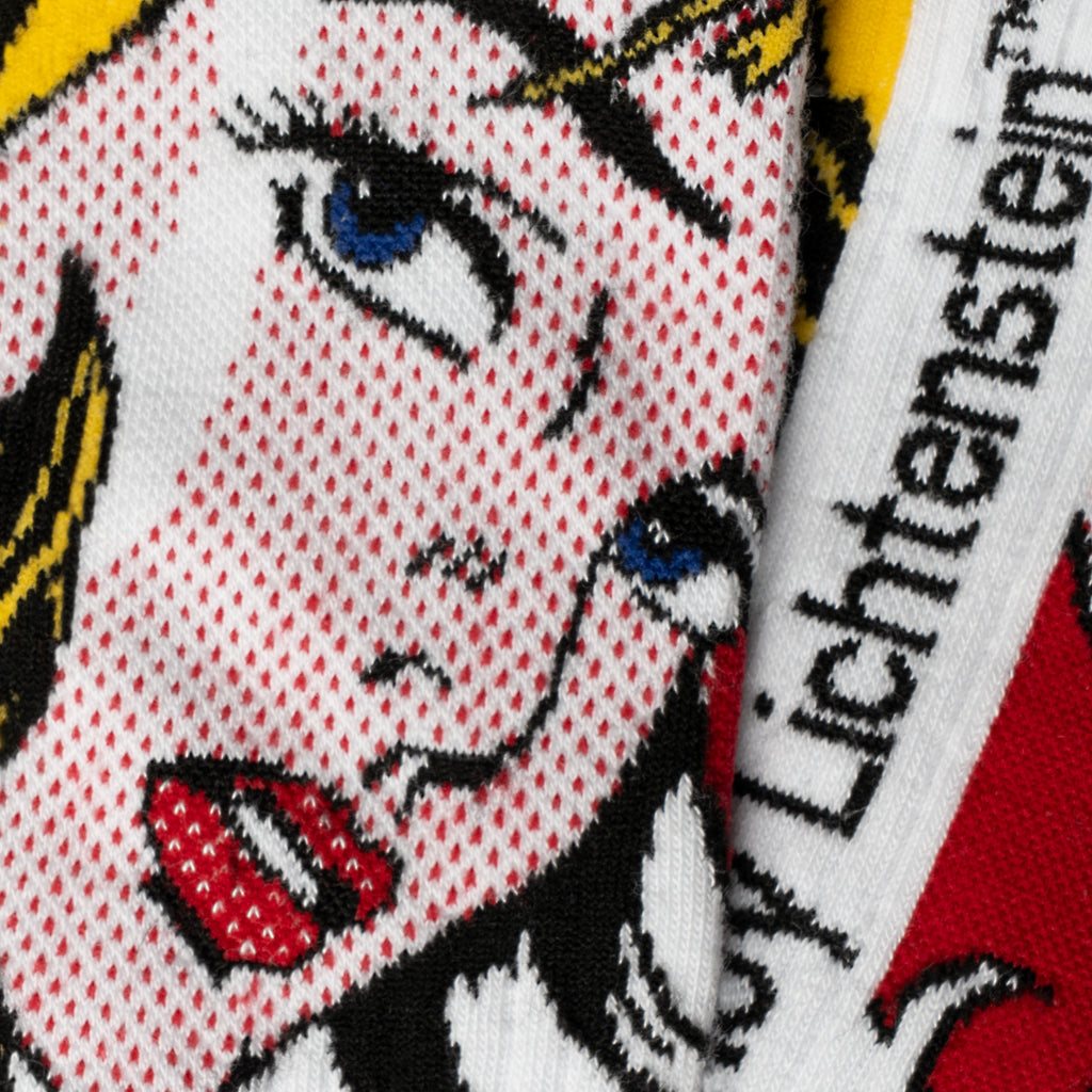 Athletic Roy Lichtenstein Girl With Hair Ribbon - White