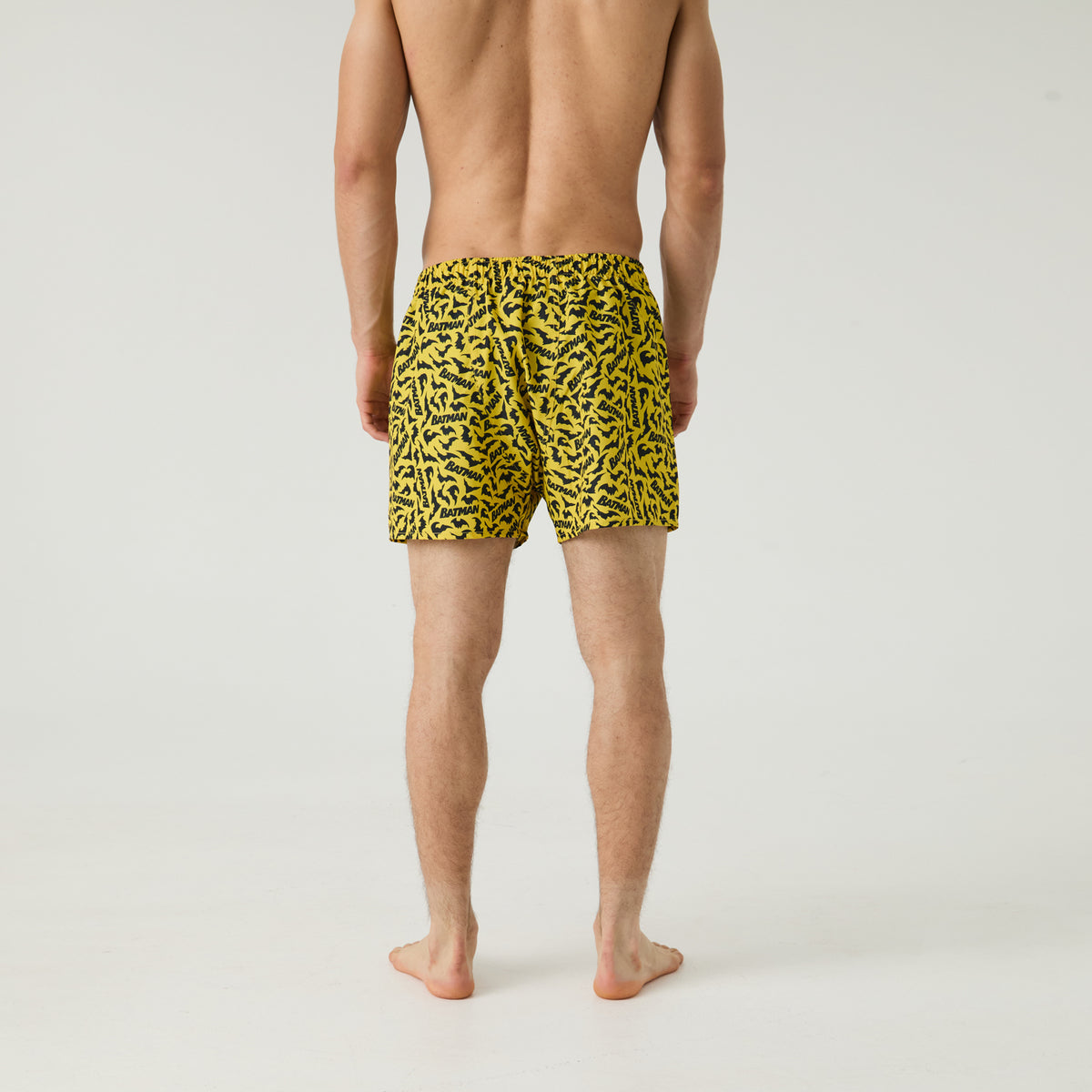 Batman Bats Boxer Shorts - Yellow