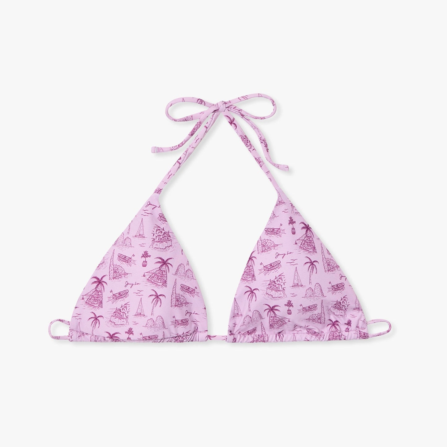Island Bikini Top - Pink