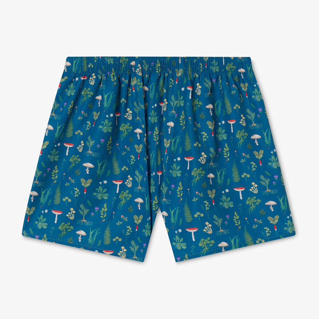 Mushrooms Boxer Shorts - Navy Blue
