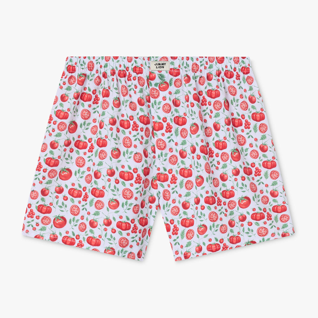 Tomato Fever Boxer Shorts - White