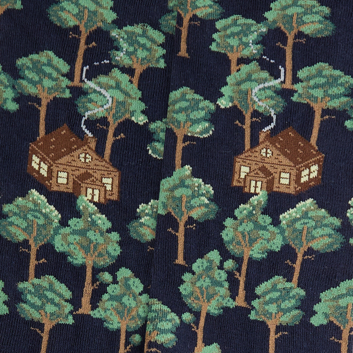Cabin in the Woods - Dark Blue