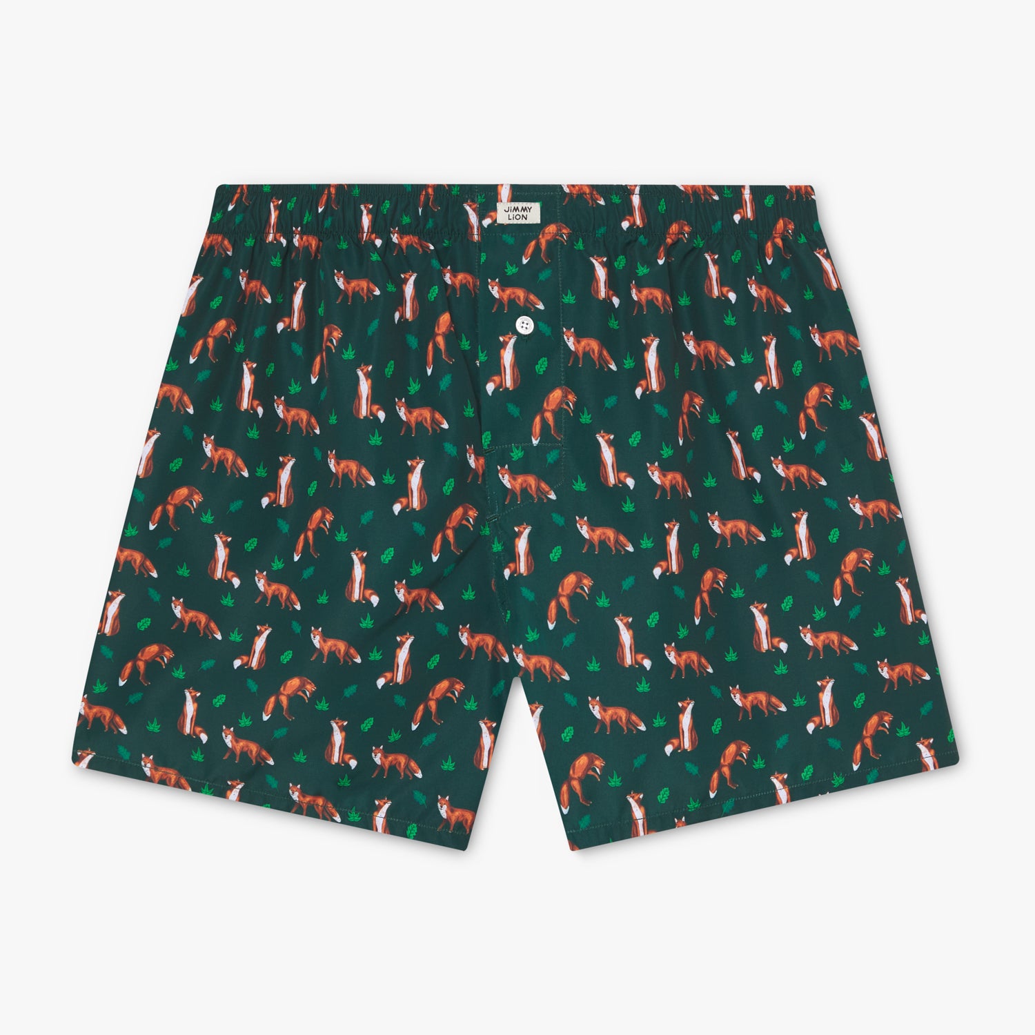 Dusk Fox Boxer Shorts - Green