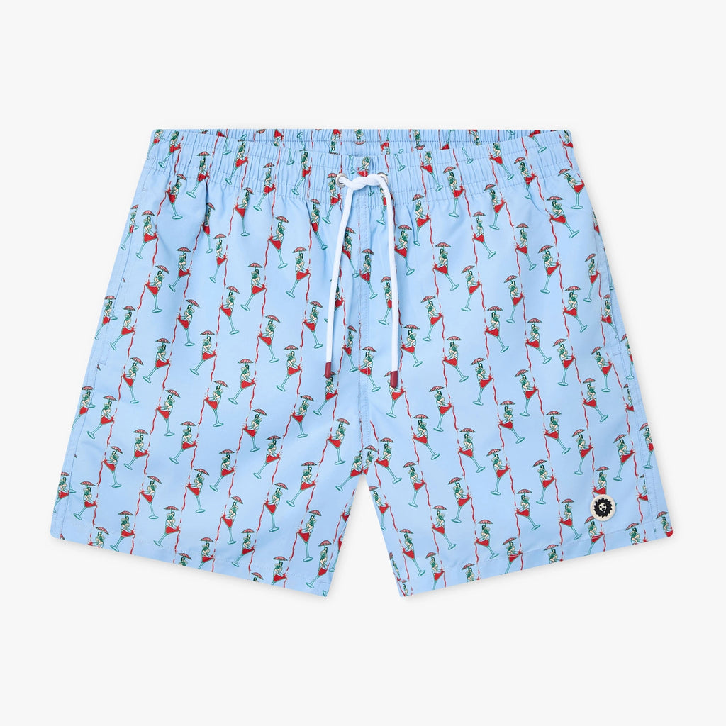 Happy Hour Swim Shorts - White