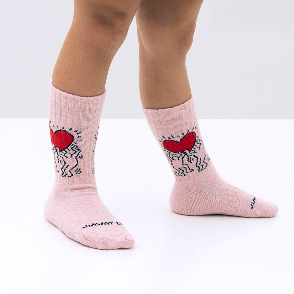 Kids Athletic Keith Haring Heart - Pink