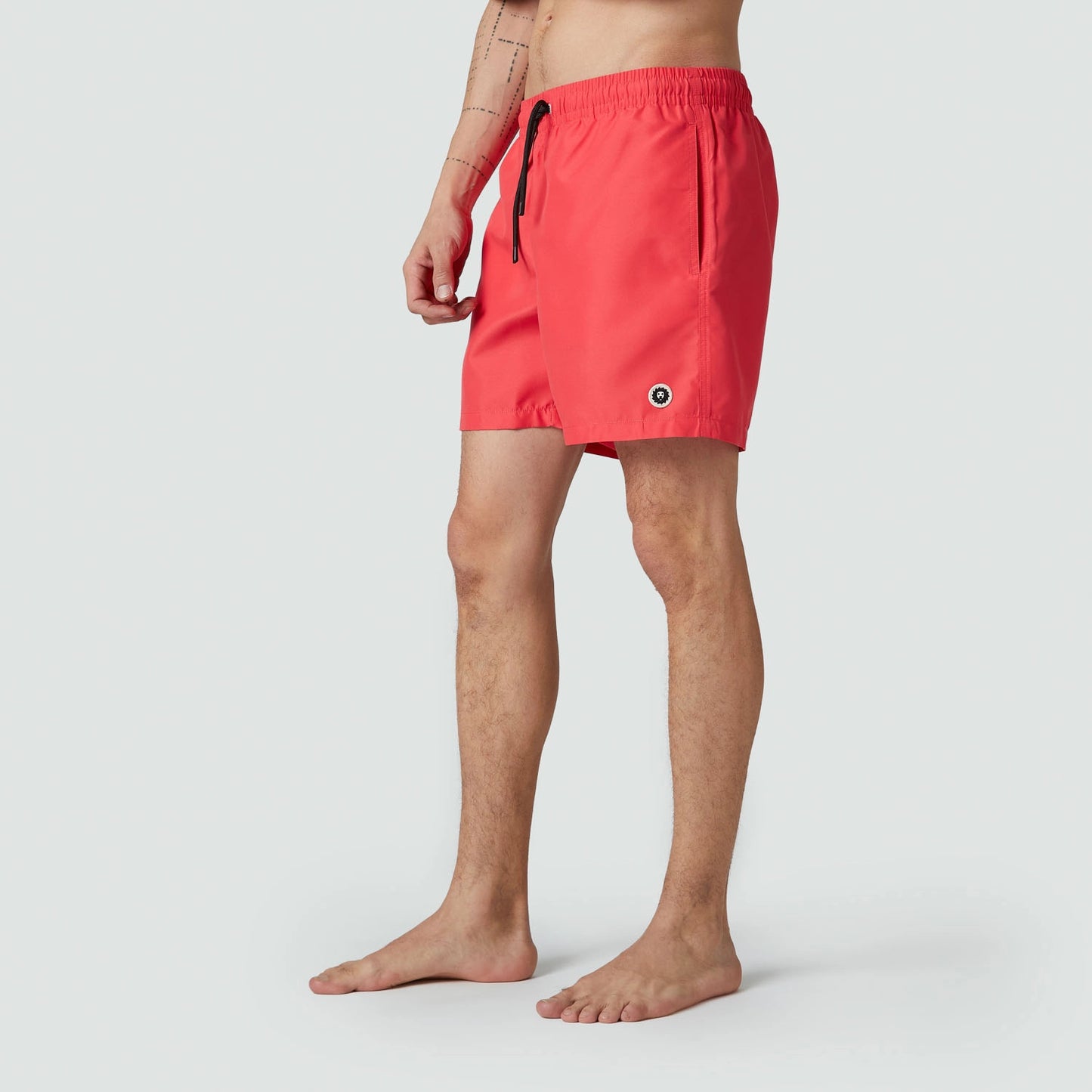 Lion Essentials Swim Shorts - Nectarine Red