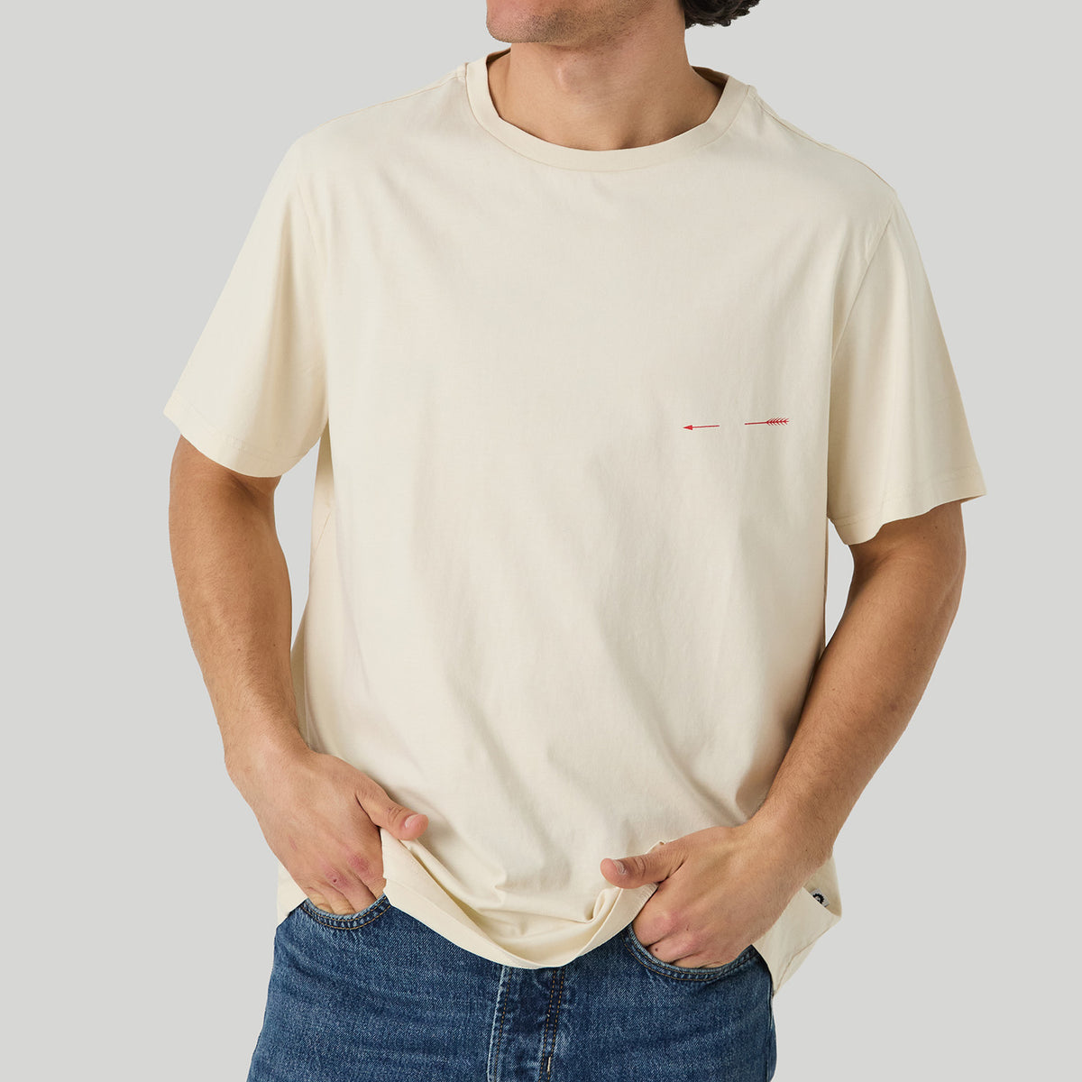 Lucky You Tee - Beige