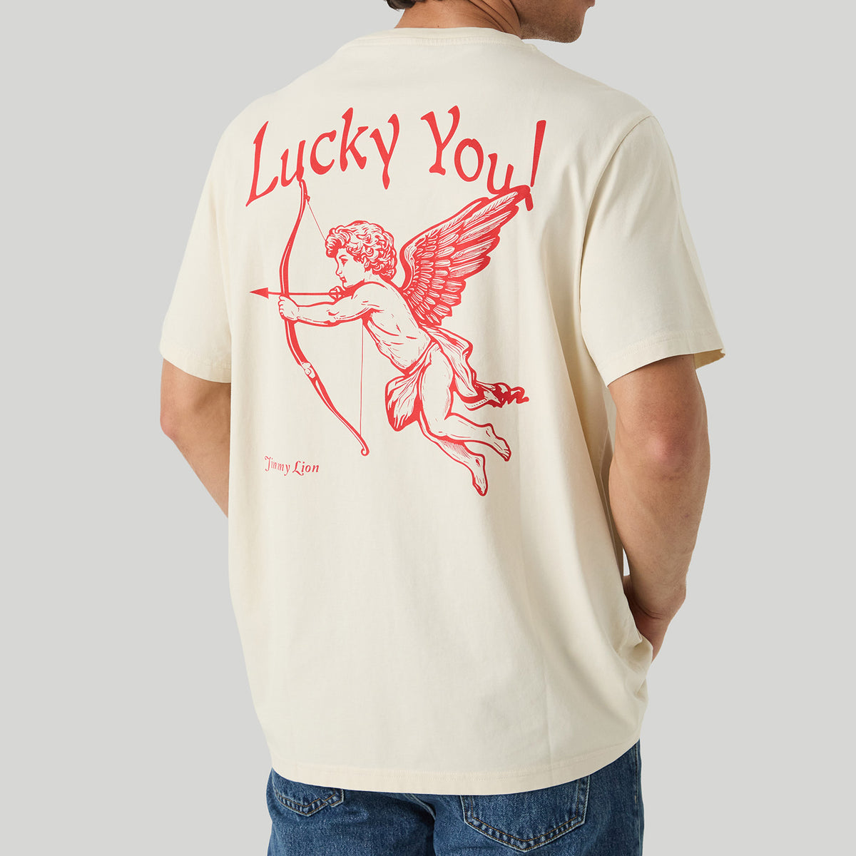 Lucky You Tee - Beige