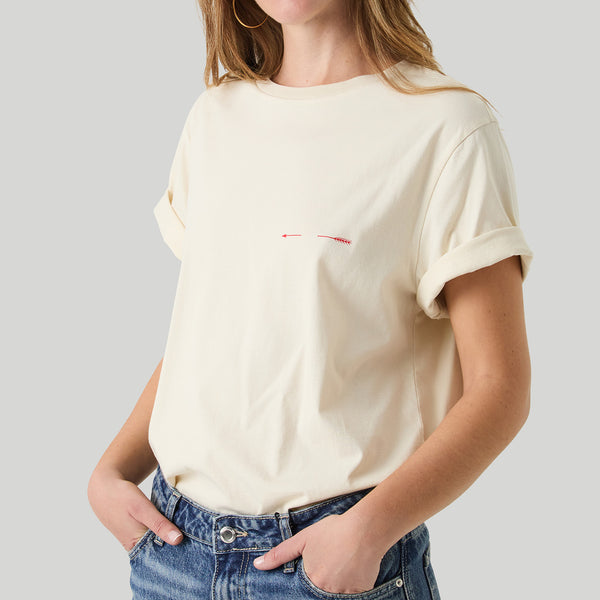 Lucky You Tee - Beige