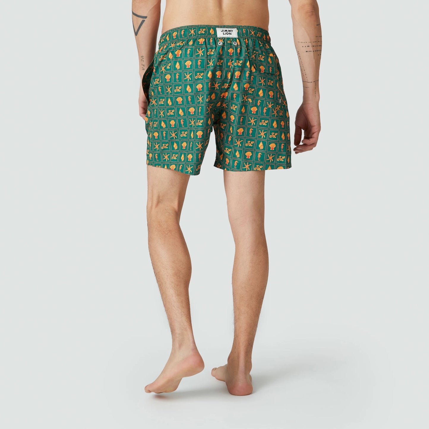 Shore Finds Swim Shorts - Dark Green