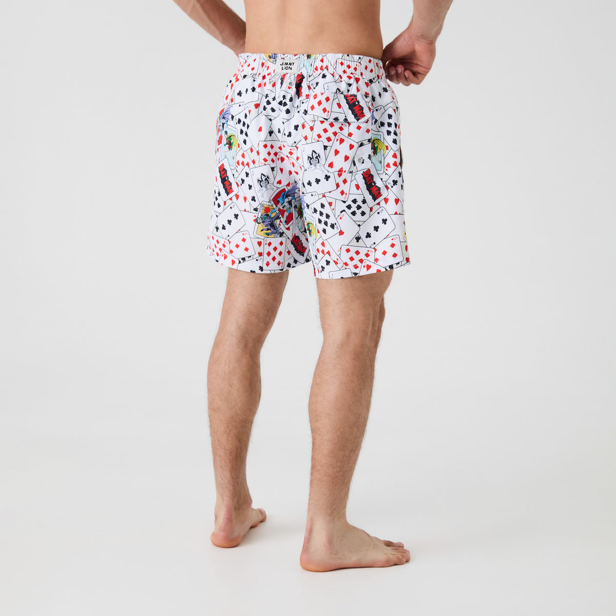 Batman vs Joker Showdown Swim Shorts - White