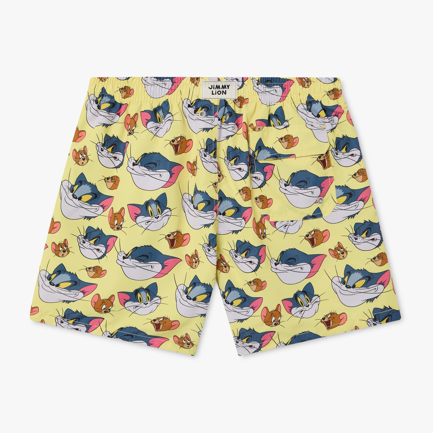 Tom and Jerry Vintage Swim Shorts - Yellow