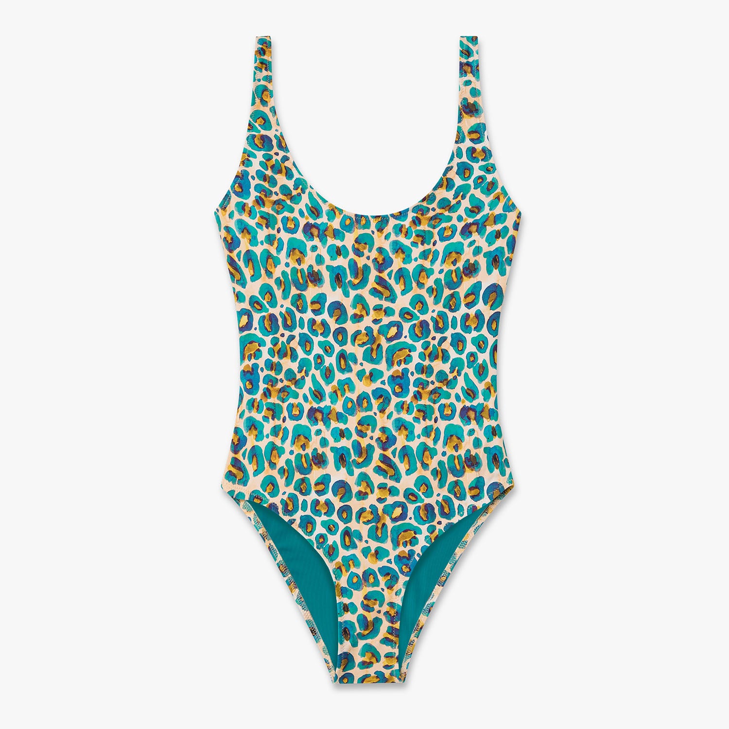 Leopard Print Swimsuit - Butter Yellow