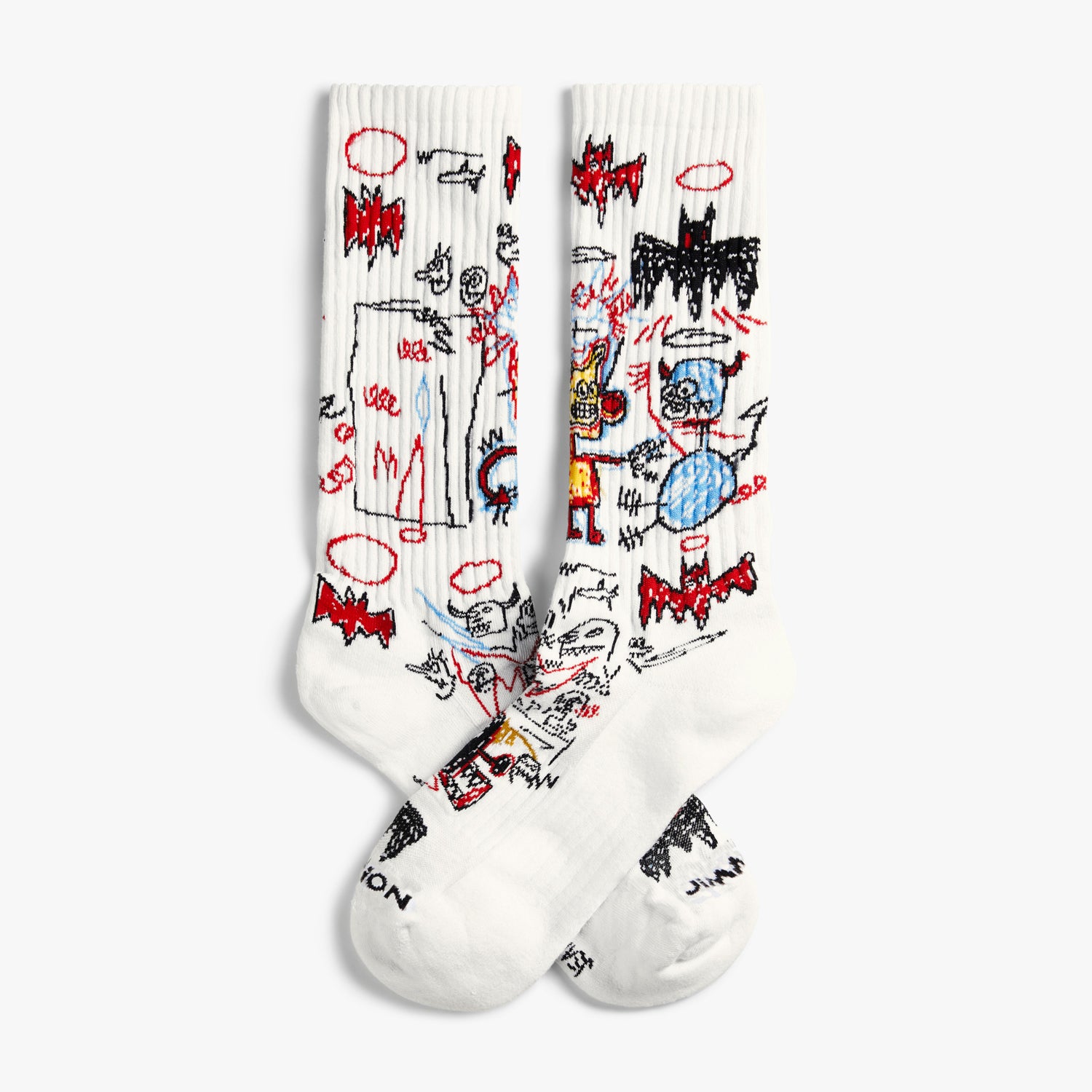 Athletic Basquiat Batman - White