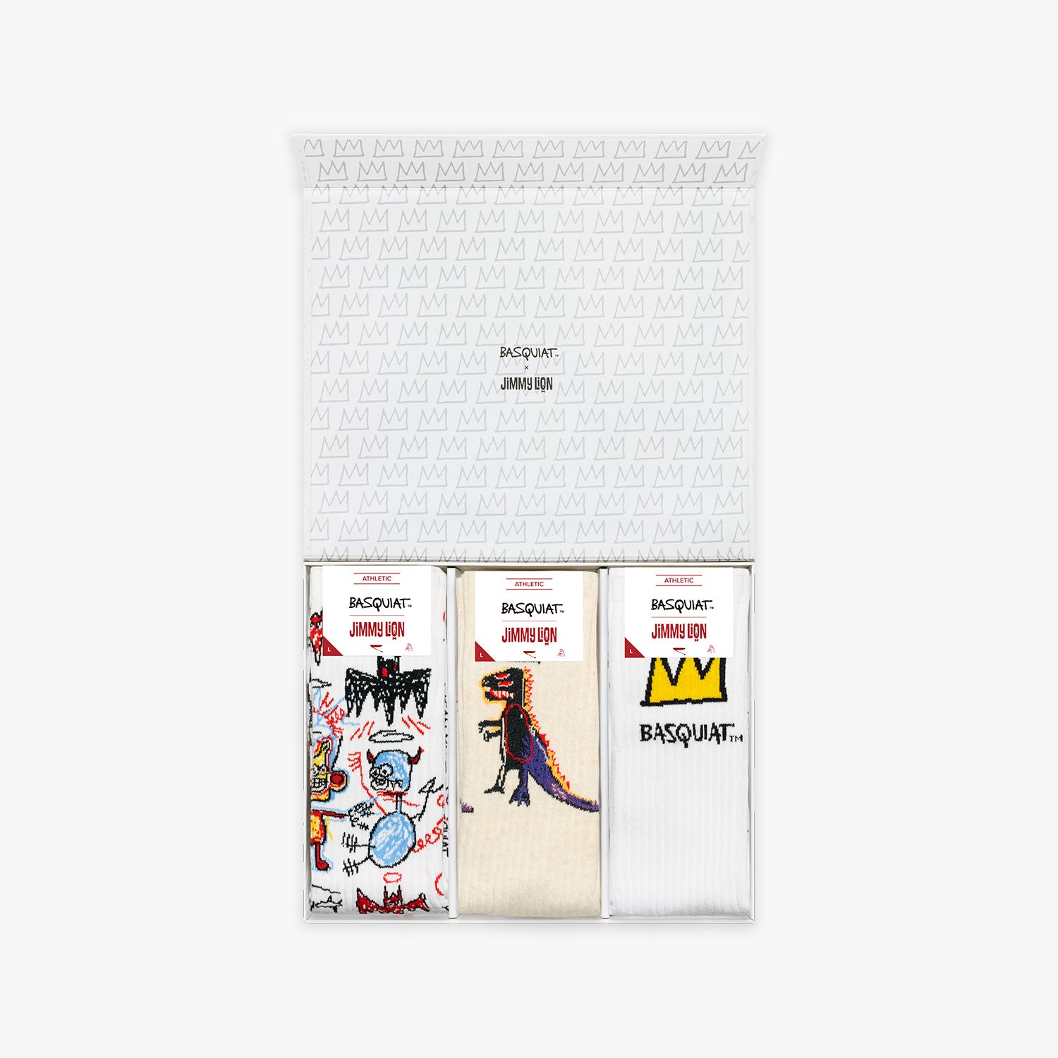 Athletic Sock Gift Pack | Basquiat x Jimmy Lion M / 1