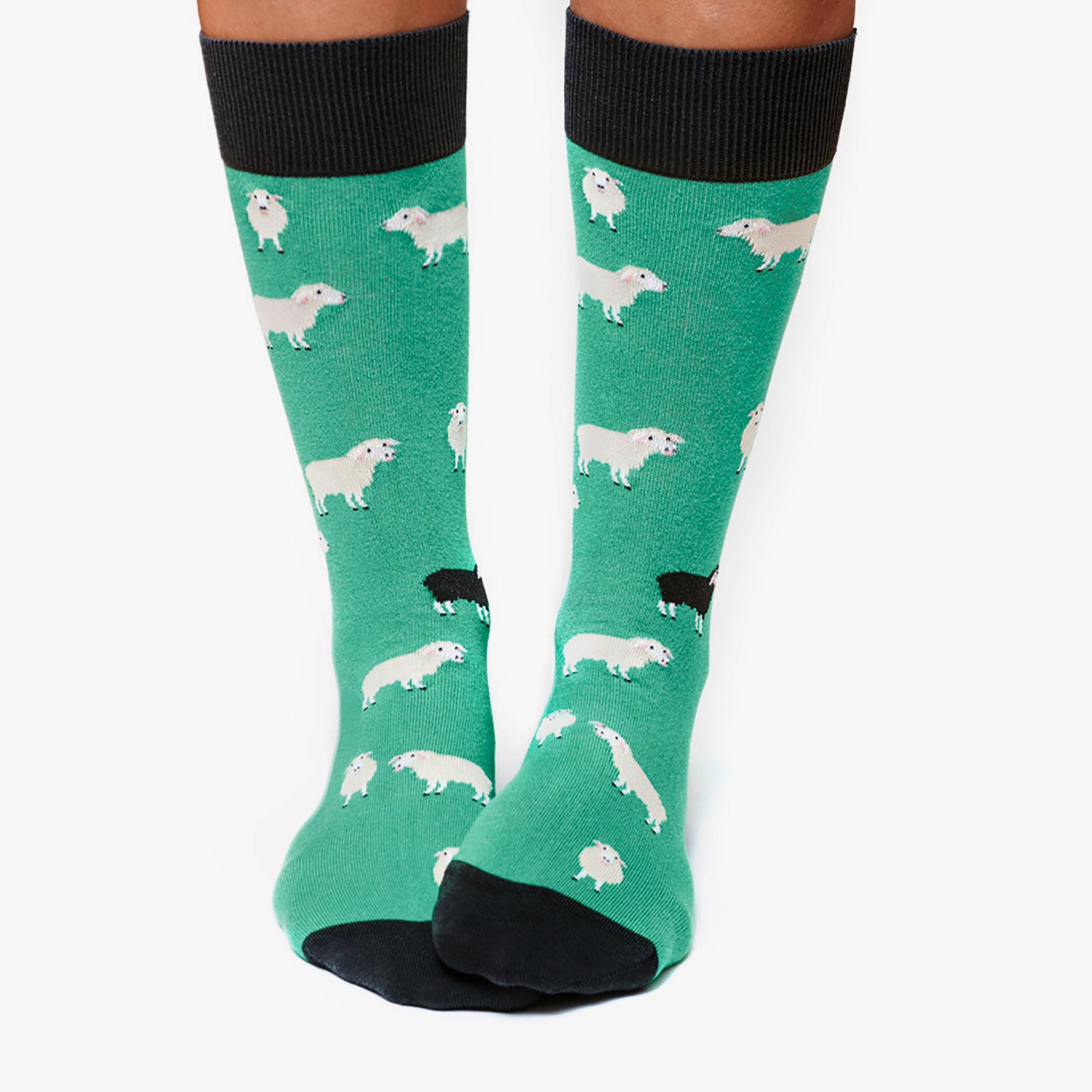 Blue Sheep Animal Socks