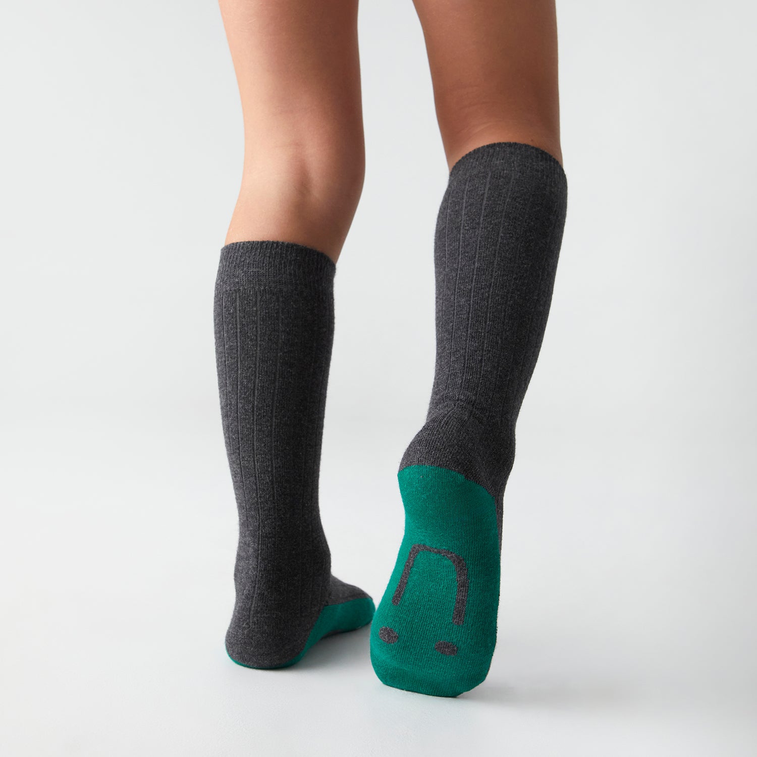 KH Kids School Ribbed - Grey (1)