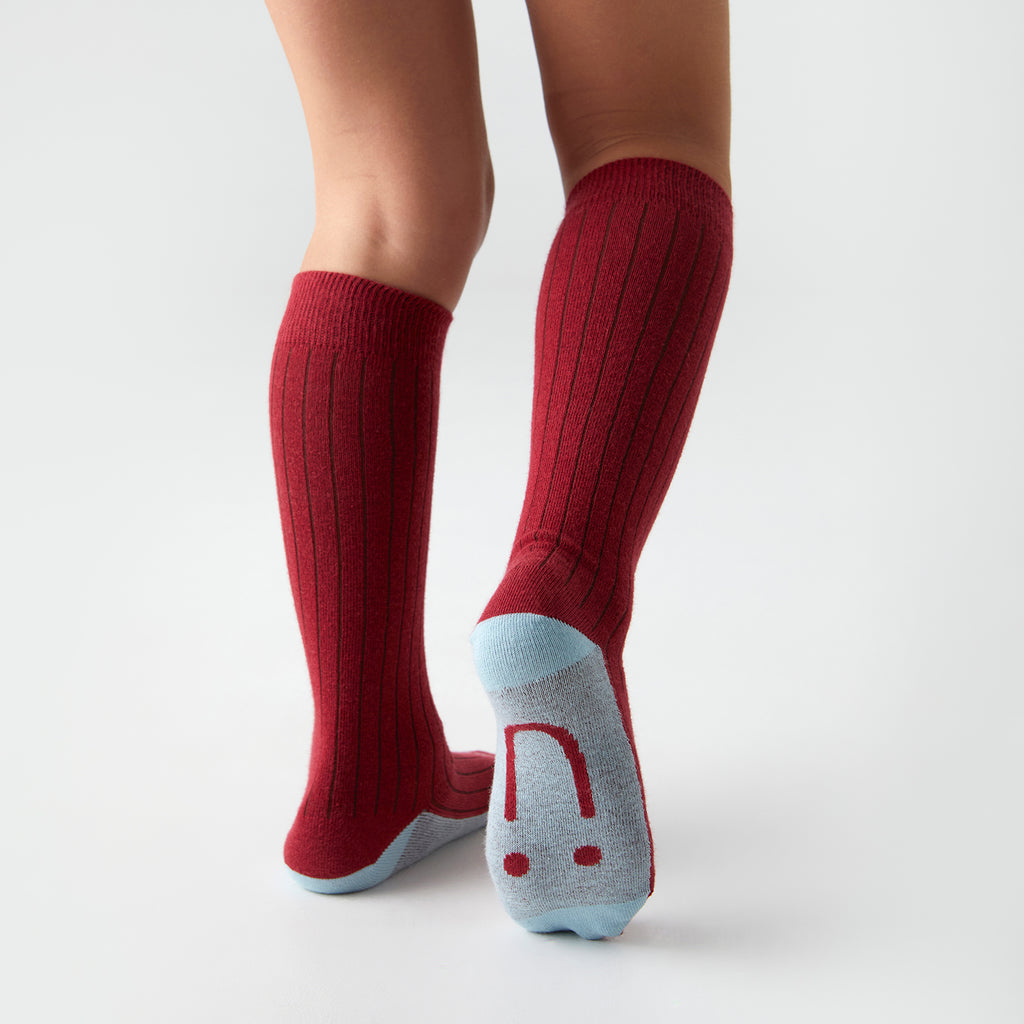 KH Kids School Ribbed - Red (1)