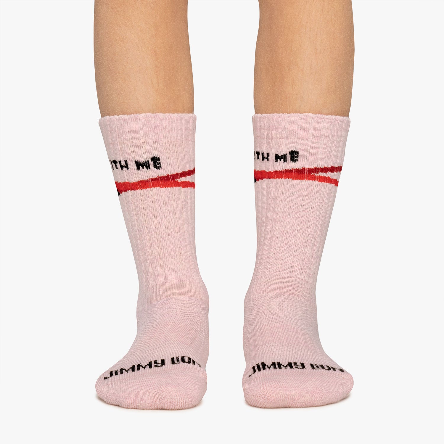 Pink on sale athletic socks