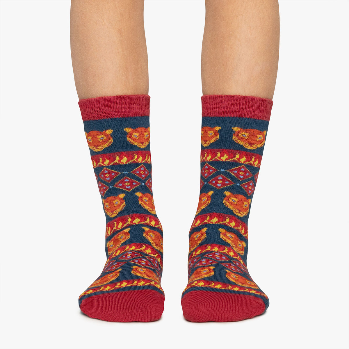 Kids Flaming Tiger - Blue (1)