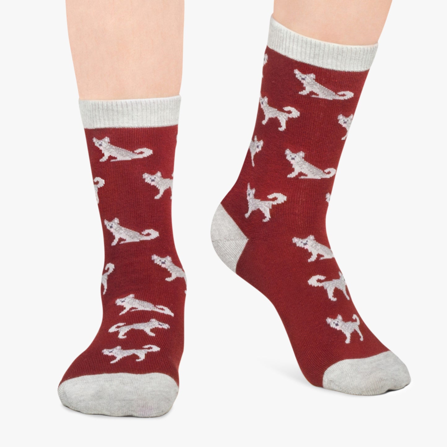 Kids Huskies - Dark Red (1)